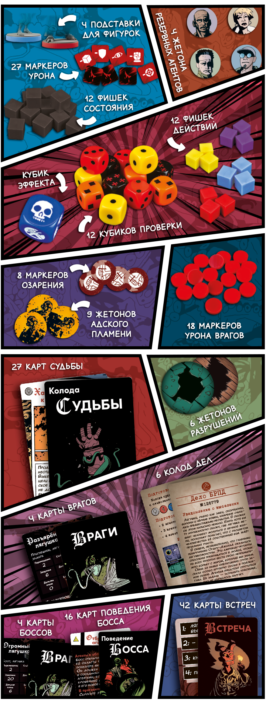 Хеллбой» (Hellboy: The Board Game) — настольная игра Crowd Games