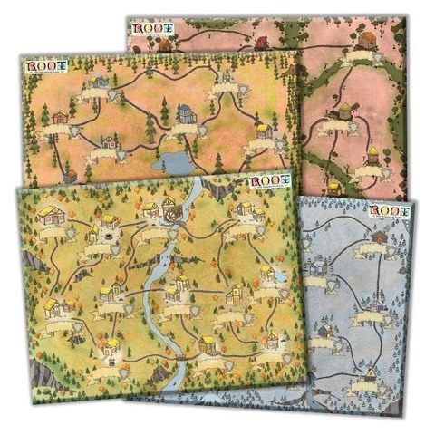 Карты леса для настольной ролевой игры «Корни»