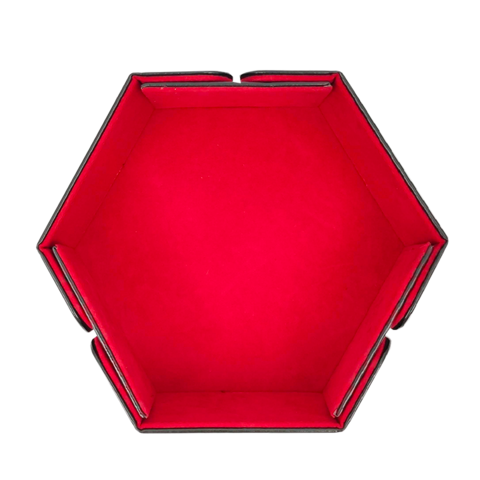 Дайс-трей шестиугольный на магнитах «Красный бархат»