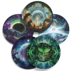 Набор костеров для игры «Рубеж Андромеды» (5 штук). Предзаказ