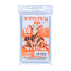 Протекторы Crowd Games для карт 70 × 120 мм (60 мк, 100 шт.)
