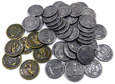 Металлические монеты для игры «Феод»