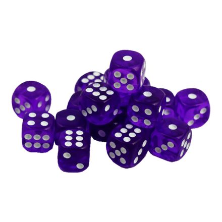Набор фиолетовых кубиков (18 шт.)