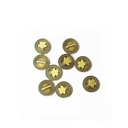 Металлические монеты «Миплкоин» для настольных игр (номинал «1»)