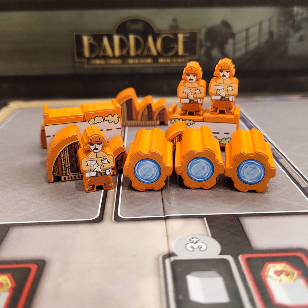 Стикерпак для дополнений к настольной игре «Плотина»