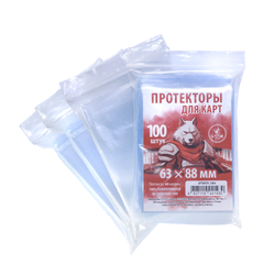 Комплект протекторов Crowd Games для карт 63 × 88 мм (60 мк, 400 шт.)