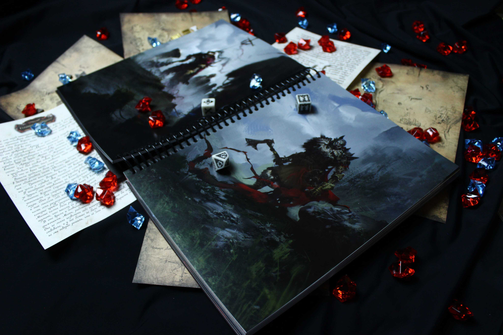 Иллюстрированный журнал кампании для игры «Осквернённый Грааль. Короли краха»