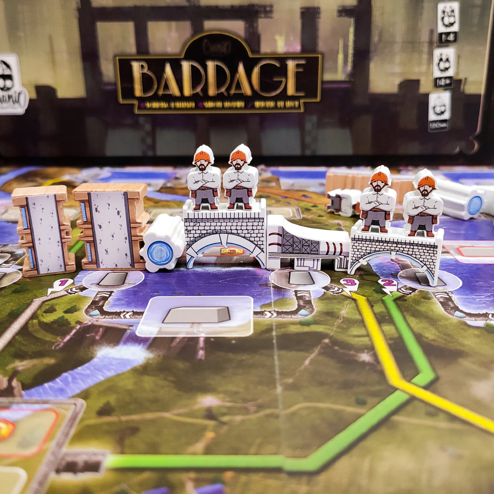 Стикерпак для настольной игры «Плотина»