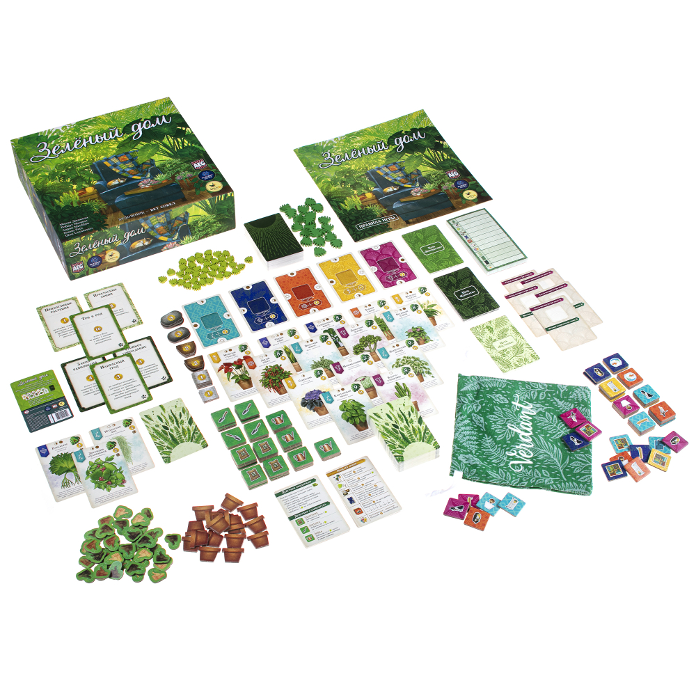 Купить настольную игру Зелёный дом (Verdant) издательство Crowd Games (Крауд Геймс)