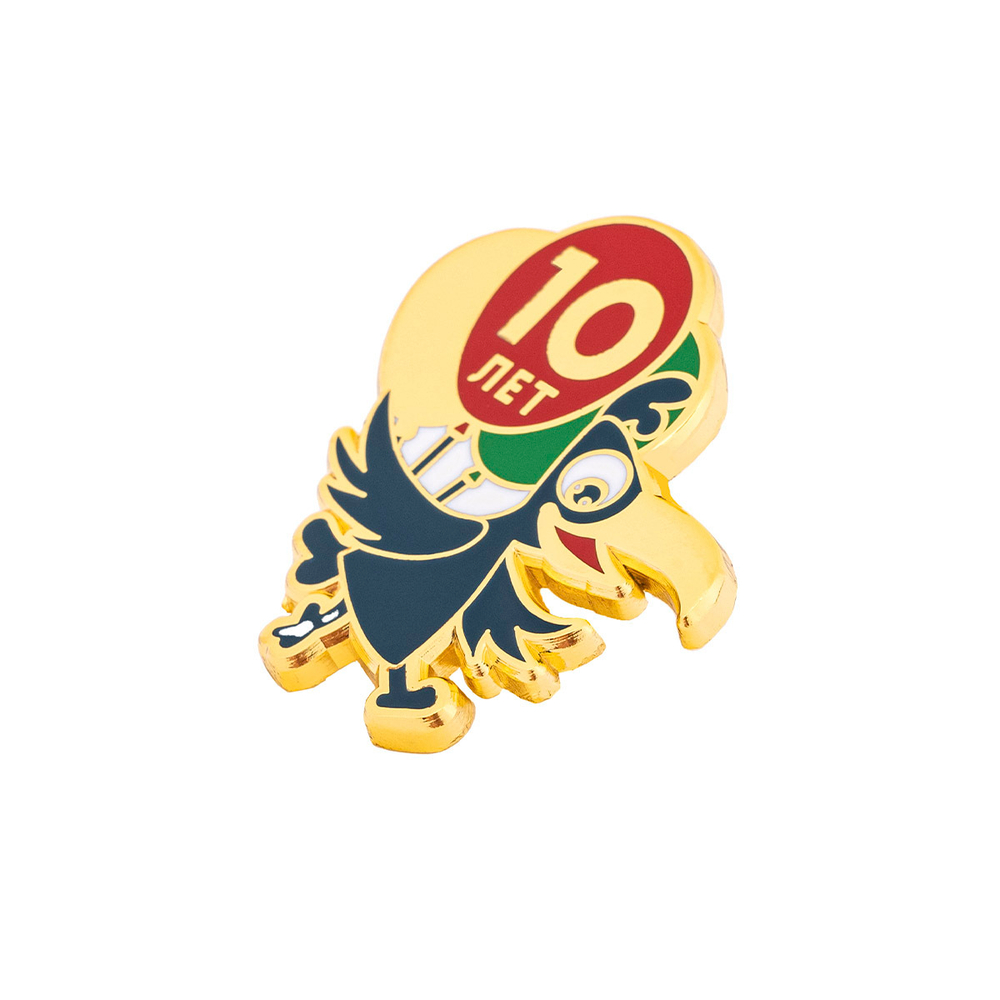 Значок «10 лет Crowd Games»