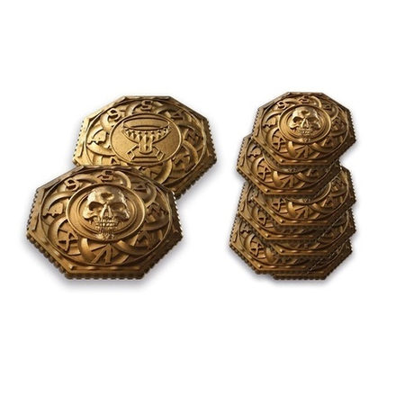 Металлические счётчики для игры «Осквернённый Грааль. Падение Авалона»