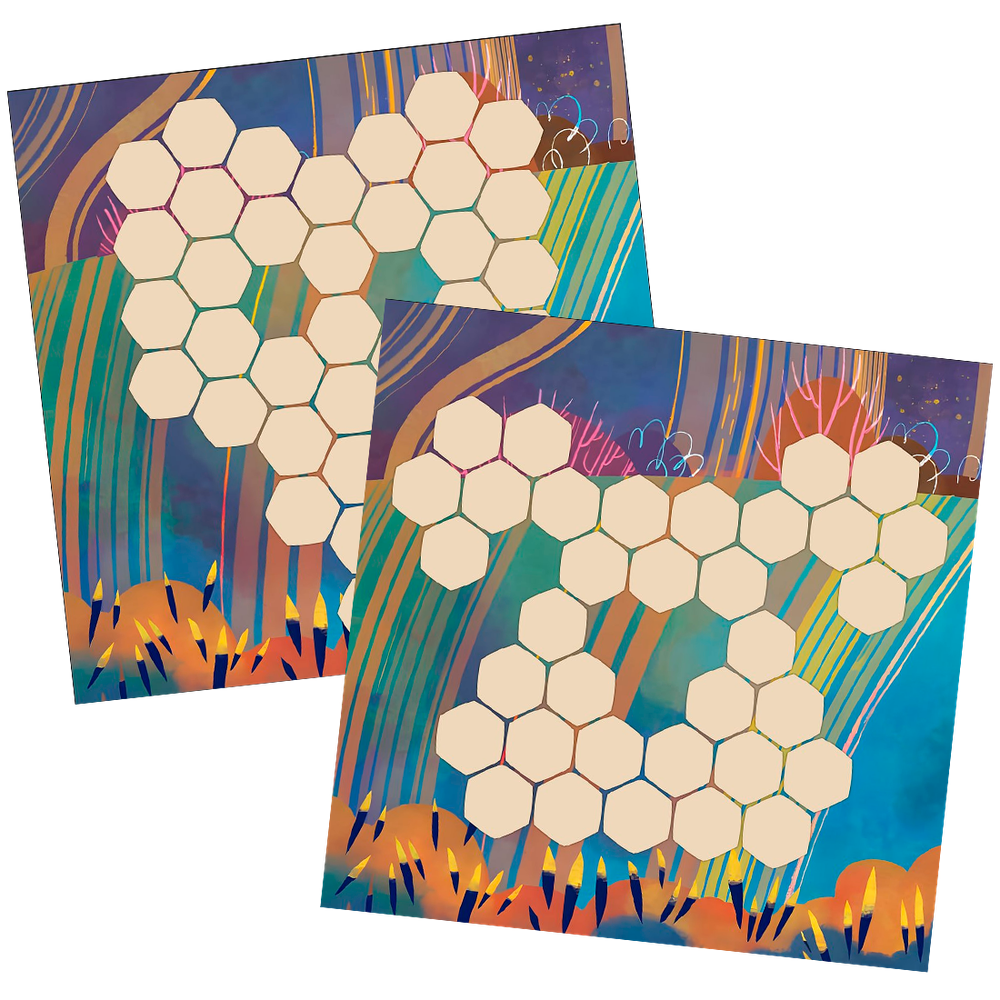 Набор плейматов №4 для настольной игры «Гармония»