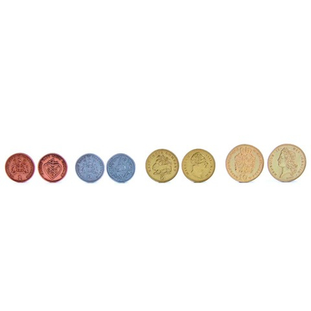 Металлические монеты для игры «Джон Компани. Второе издание»