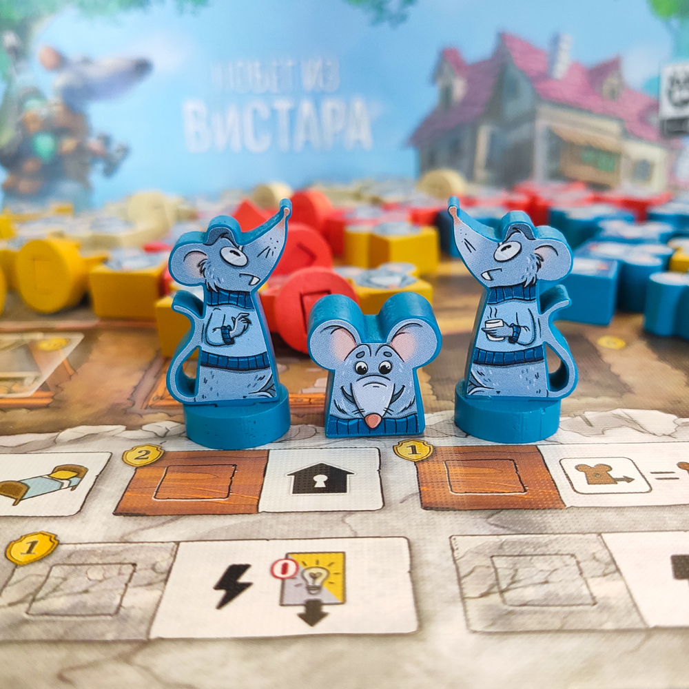 Стикерпак для настольной игры «Побег из Вистара»