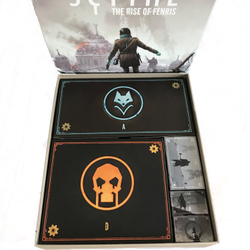 Серп. Восхождение Фенриса (Scythe: The Rise of Fenris). Настольная игра Crowd Games. Фото компонентов