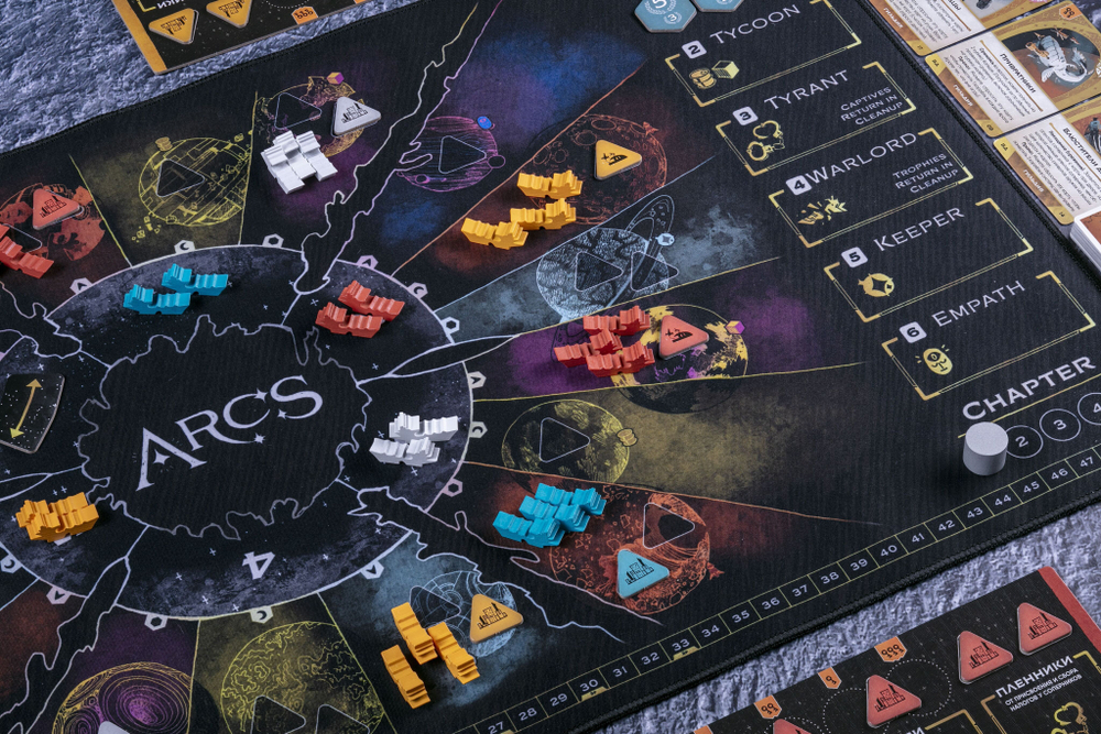 Рассрочка. Плеймат для игры «Предел» (Arcs). Платёж 1/4