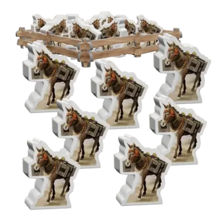 Набор деревянных ослов «Ла Гранха». Предзаказ