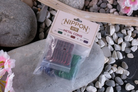 Металлические монеты для игры «Ниппон. Дзайбацу»