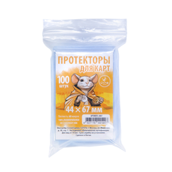 Комплект протекторов Crowd Games для карт 44 × 67 мм (60 мк, 400 шт.)