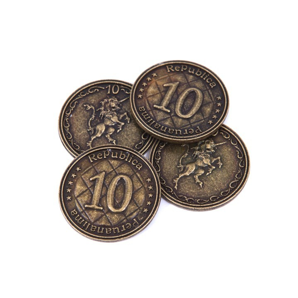 Комплект металлических монет «Крауды». Фото