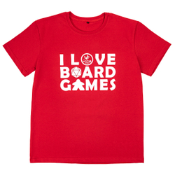 Футболка I love board games