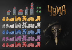 Стикерпак для настольной игры «Чума»