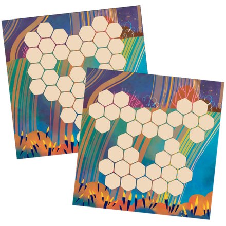 Набор плейматов №4 для настольной игры «Гармония»