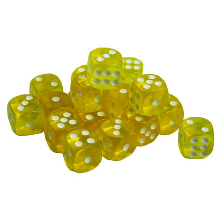 Набор жёлтых кубиков (18 шт.)