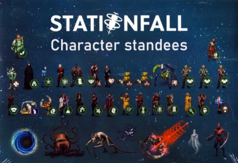 Stationfall. Character Standees (Падающая станция. Стенды персонажей)