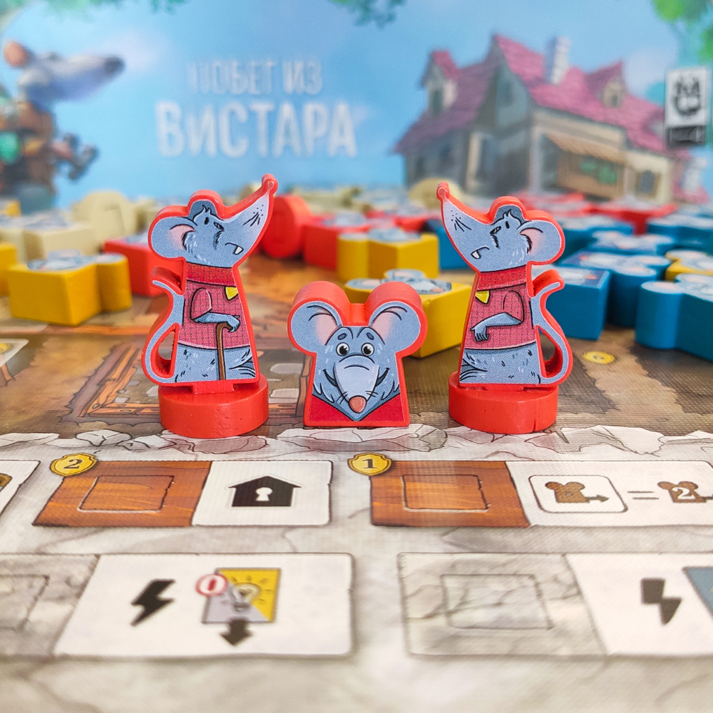 Стикерпак для настольной игры «Побег из Вистара»
