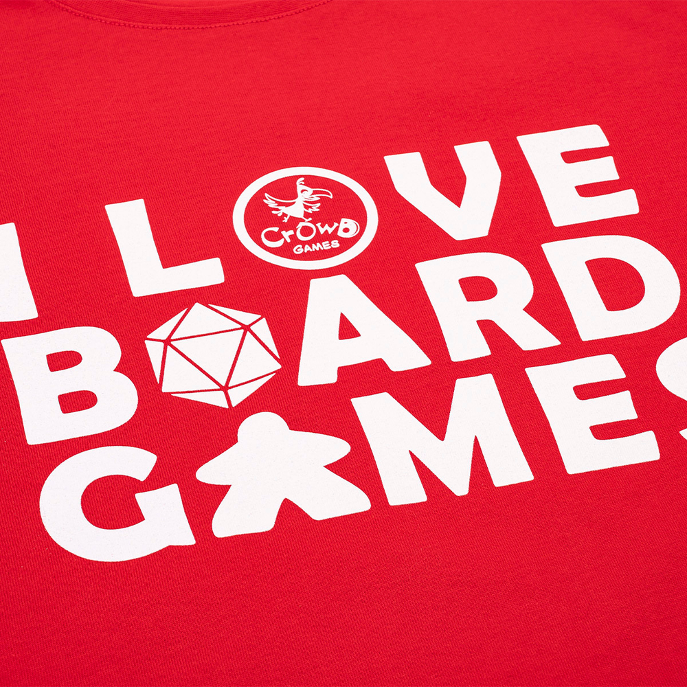 Футболка I love board games
