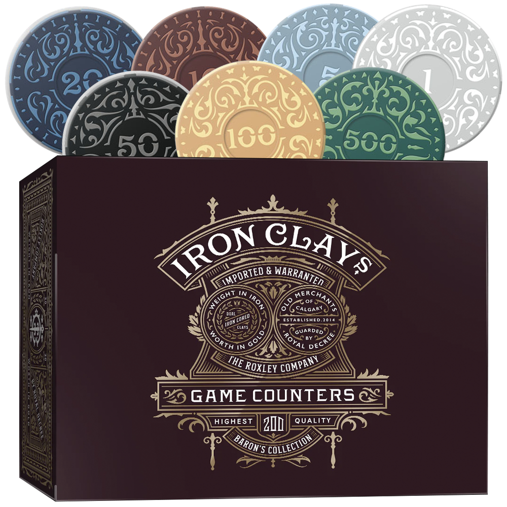 Набор из 200 фишек Iron Clays-ROX505-crowdgames.ru-1