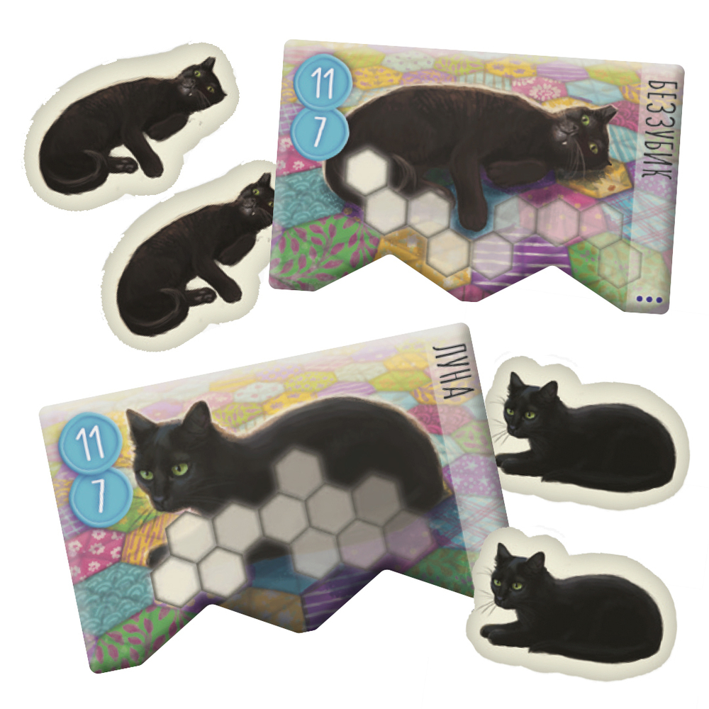 Набор проможетонов для настольной игры «Котики»