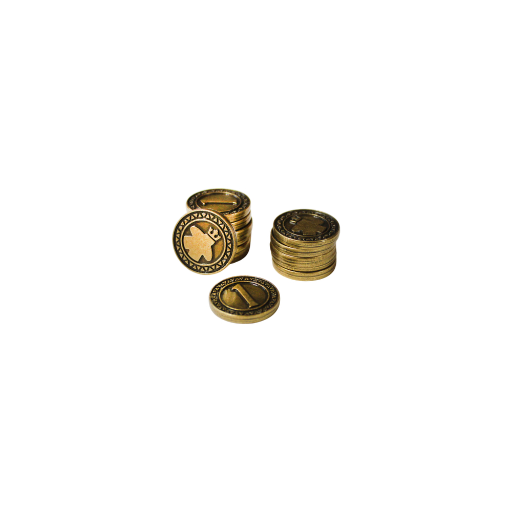 Металлические монеты «Миплкоин» для настольных игр (номинал «1»)