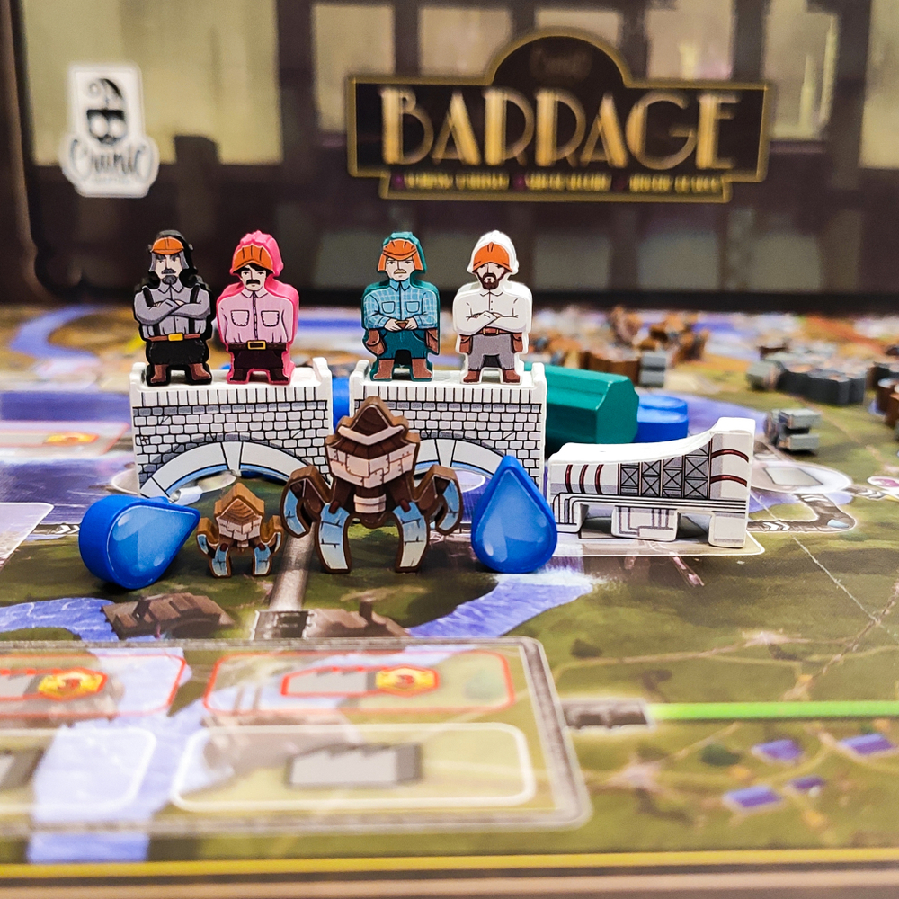 Стикерпак для настольной игры «Плотина»