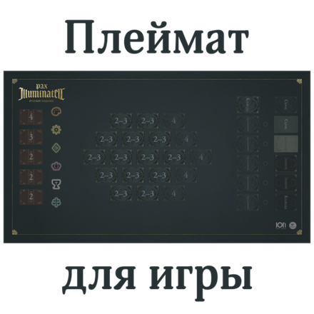Плеймат для игры «Pax Illuminaten. Русское издание»