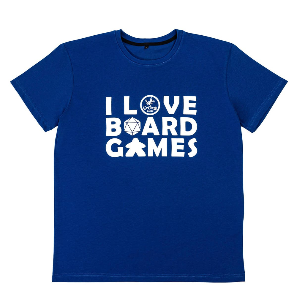 Футболка I love board games-A-2027-blue-xxxl-crowdgames.ru-2