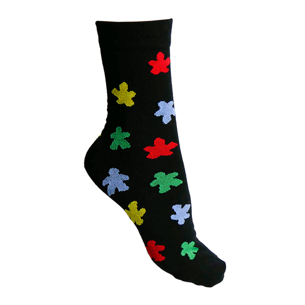 Носки чёрные MEEPLE PEOPLE «Миплы. Классик»