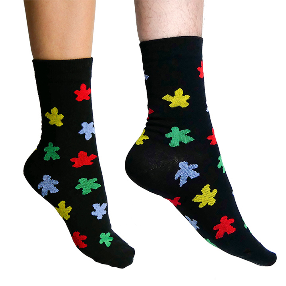 Носки чёрные MEEPLE PEOPLE «Миплы. Классик»