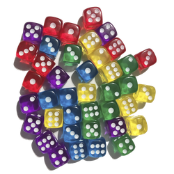 Набор разноцветных кубиков (40 шт.)