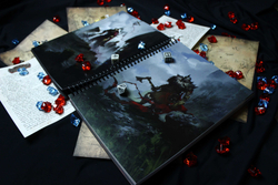 Иллюстрированный журнал кампании для игры «Осквернённый Грааль. Короли краха»