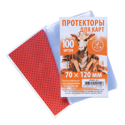 Комплект протекторов Crowd Games для карт 70 × 120 мм (60 мк, 400 шт.)