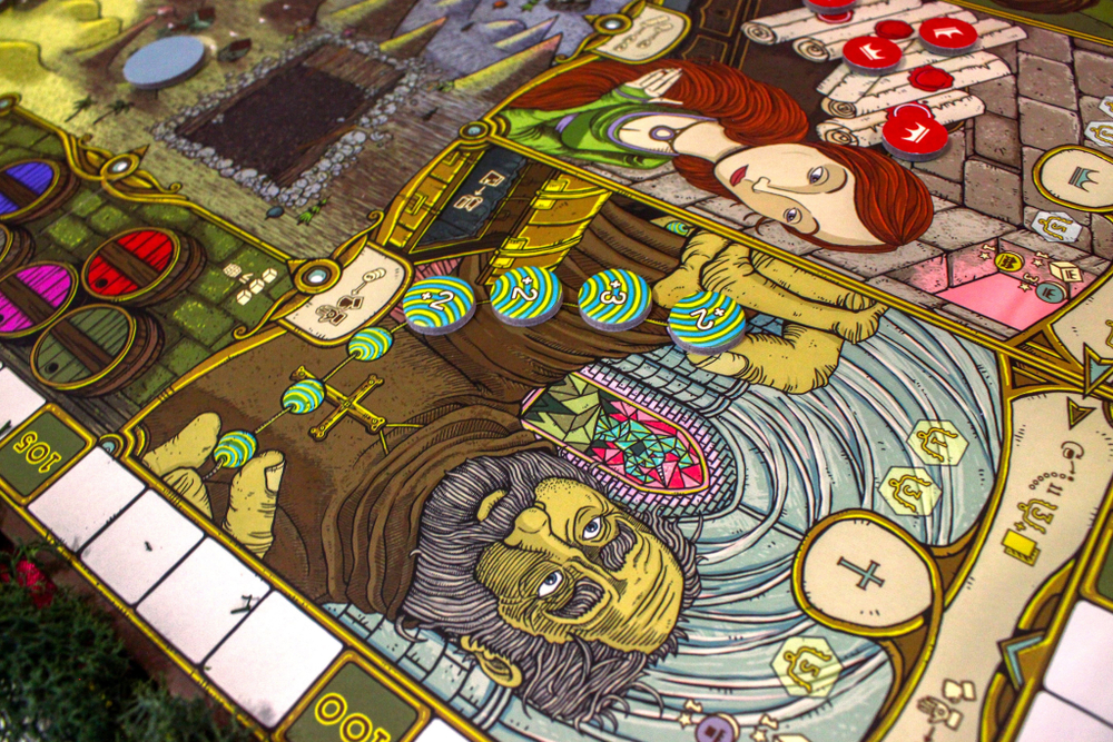 Набор деревянных фишек для игры «Феод»