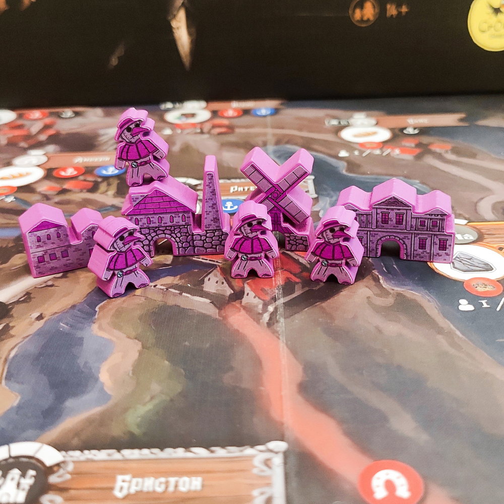 Стикерпак для настольной игры «Чума»