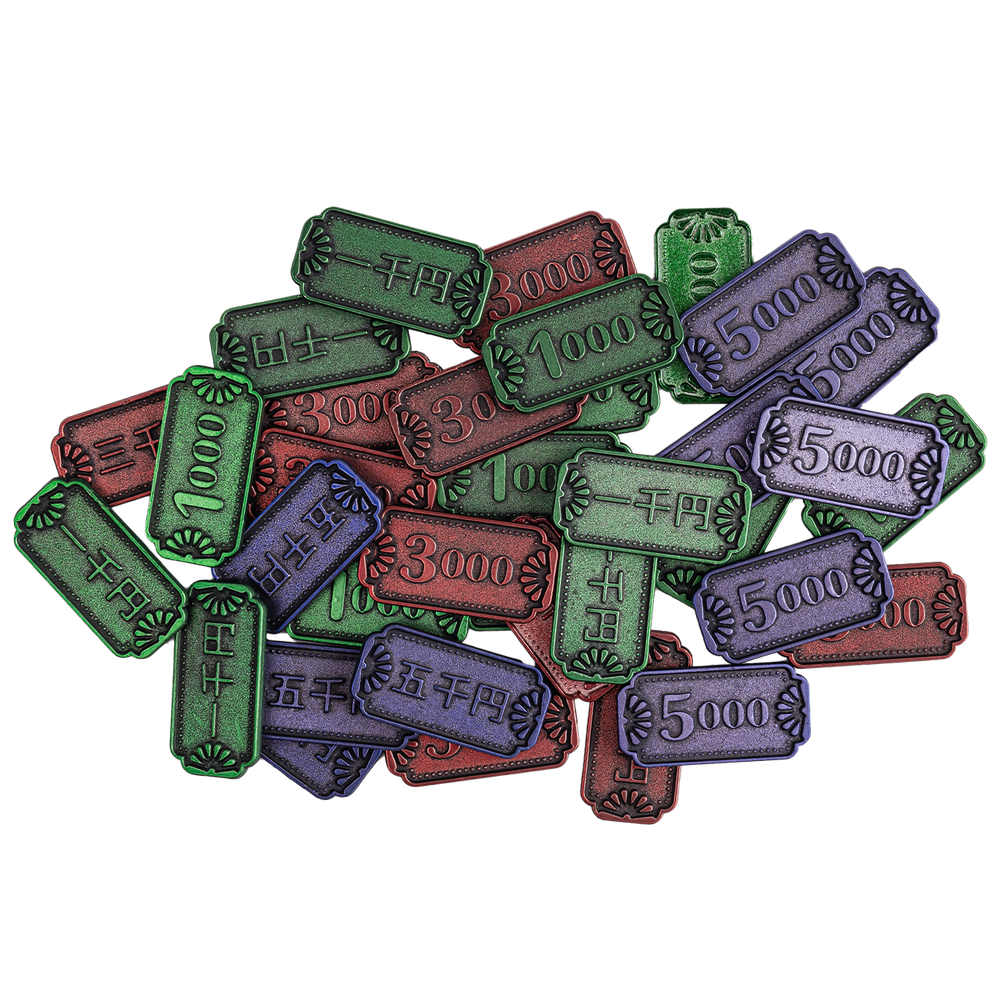 Металлические монеты для игры «Ниппон. Дзайбацу»-CGA19003-crowdgames.ru-1