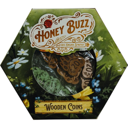 Honey Buzz. Wooden Coins