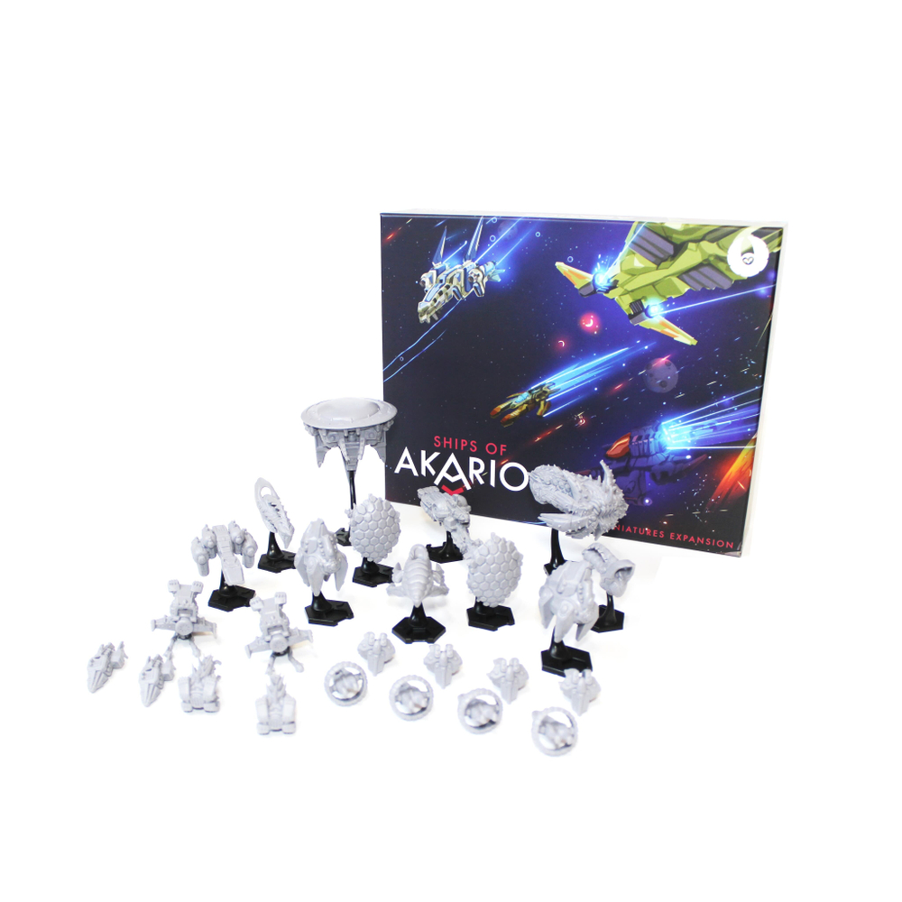 Набор миниатюр «Звёзды Акариоса. Корабли Акариоса»-16299-crowdgames.ru-2