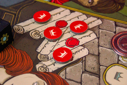 Набор деревянных фишек для игры «Феод»