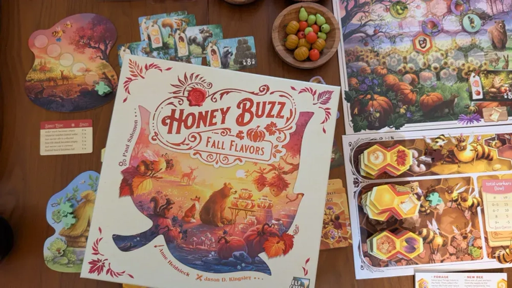 Honey Buzz. Fall Flavors. Retail Edition