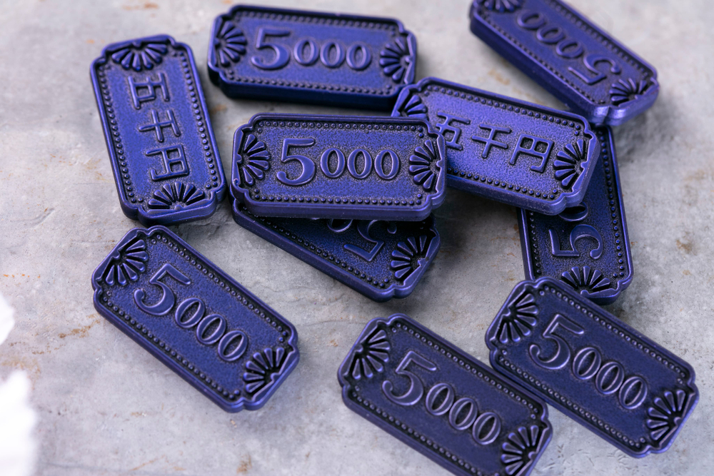 Металлические монеты для игры «Ниппон. Дзайбацу»-CGA19003-crowdgames.ru-4